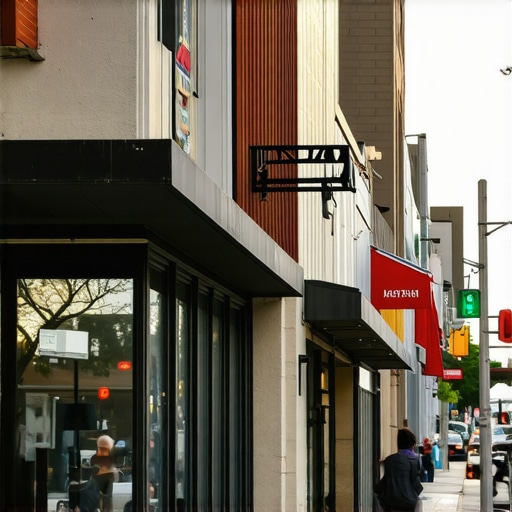 A vibrant Kansas City street with local businesses and community members