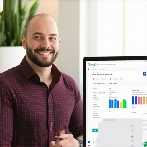 Kansas City business owner optimizing Google My Business profile on desktop
