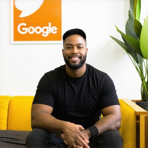 Optimize Your Kansas City Business Listing Business owner updating Google My Business profile with Kansas City branding.