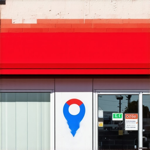 Kansas City storefront with Google Maps marker and clear signage
