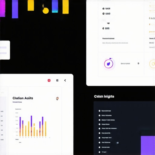 Screenshot of analytics dashboard showing local SEO metrics and graphs