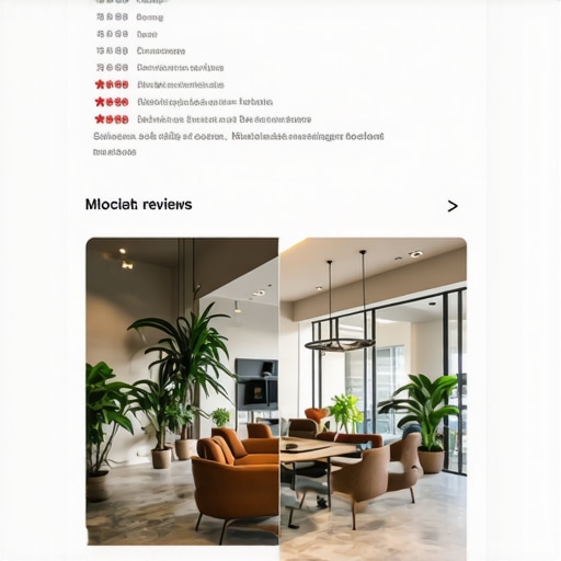 GMB dashboard with reviews and keywords