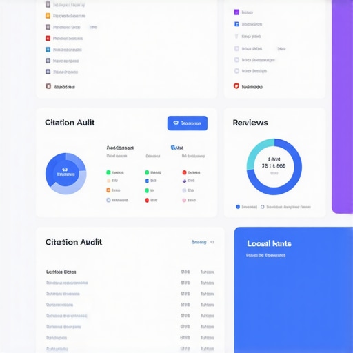 Screenshot of SEO metrics dashboard tailored for Kansas City businesses