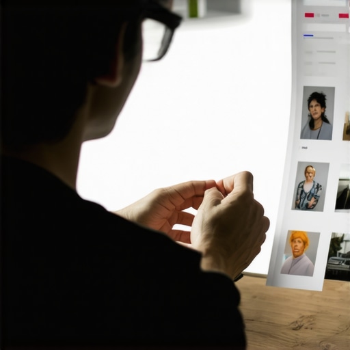 Business owner adding photos and details to Google My Business profile